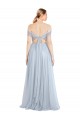 Sleeveless Off the Shoulder Tulle A-Line Evening Dress / Bridesmaid Dress Brisbane