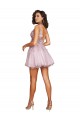 Sleeveless V-Neck V-Back Tulle A-Line Bridesmaid Dress Brisbane