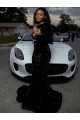 Long Sleeves One Shoulder Velvet Sequin Sheath Prom Dress Brisbane