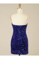 Sleeveless Sweetheart Velvet Sequin Sheath Prom Dress Brisbane