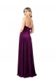 Sleeveless Scoop Neck Criss Cross Back Stretch Velvet A-Line Formal Evening Gown / Prom Dress / Bridesmaid Dress Brisbane