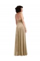 Sleeveless Square Neck Low Back Stretch Velvet A-Line Formal Evening Gown / Prom Dress / Bridesmaid Dress Brisbane