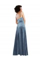 Sleeveless Cowl Neck Criss Cross Open Back Stretch Velvet Sheath Semi Formal Evening Dress / Prom Dress / Bridesmaid Dress Brisbane