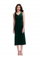 Sleeveless Cowl Neck V-Back Stretch Velvet Sheath Evening Gown / Prom Dress / Bridesmaid Dress Brisbane