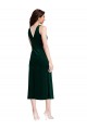 Sleeveless Cowl Neck V-Back Stretch Velvet Sheath Evening Gown / Prom Dress / Bridesmaid Dress Brisbane