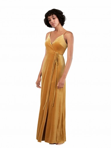 Sleeveless V-Neck V-Back Stretch Velvet Column Black Tie Evening Gown / Prom Dress / Bridesmaid Dress Brisbane