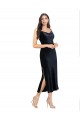 Sleeveless Cowl Neck Low Back Stretch Velvet Column Formal Evening Gown / Prom Dress / Bridesmaid Dress Brisbane