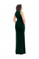 Sleeveless Square Neck Stretch Velvet Trumpet Semi Formal Evening Dress / Prom Dress / Bridesmaid Dress Brisbane