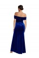 Sleeveless Off the Shoulder Stretch Velvet Mermaid Formal Evening Gown / Prom Dress / Bridesmaid Dress Brisbane