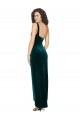 Sleeveless One Shoulder Low Back Stretch Velvet Sheath High Low Evening Gown / Prom Dress / Bridesmaid Dress Brisbane